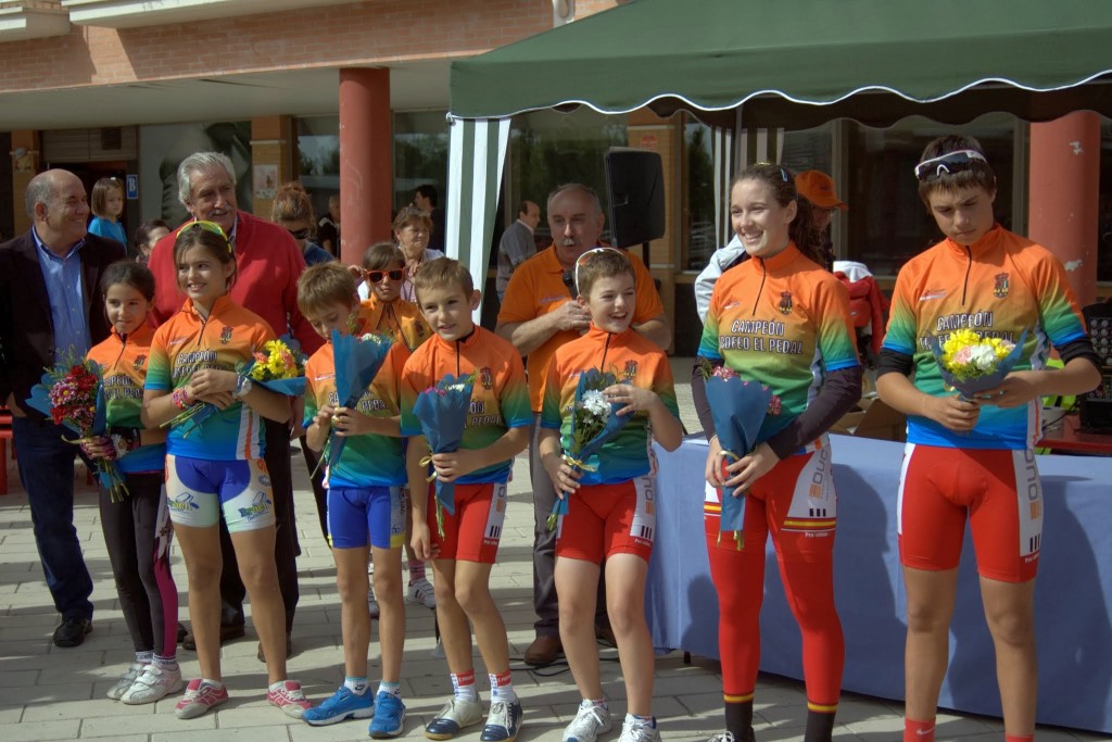 Los ganadores del 1º Trofeo El Pedal. © CC Medinense