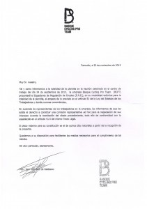 La carta de BPCT