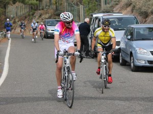 Javier Guillen y Pablo Bueno llegando a Meta. Foto José Arturo Castro