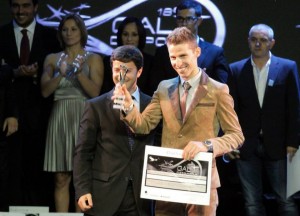 Rui Costa, con su premio © FPC