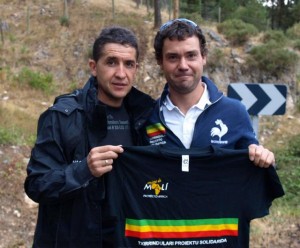 Carlos Sastre y Mikel Gurrutxaga.