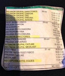 Horario de la concentración de Movistar