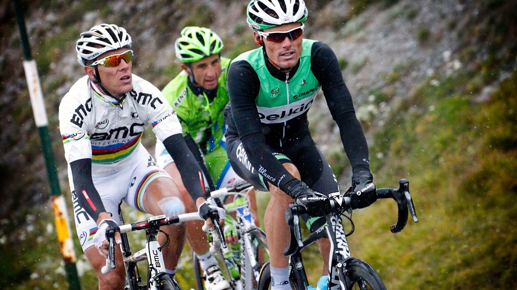 Sánchez, antes de abandonar en Andorra © Vuelta España