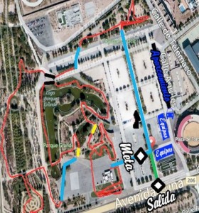 Plano del circuito de Torrejón de Ardoz.