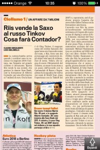 Captura del artículo © Fran Reyes