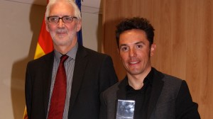 Cookson y Purito, con su trofeo de nº 1 © RFEC