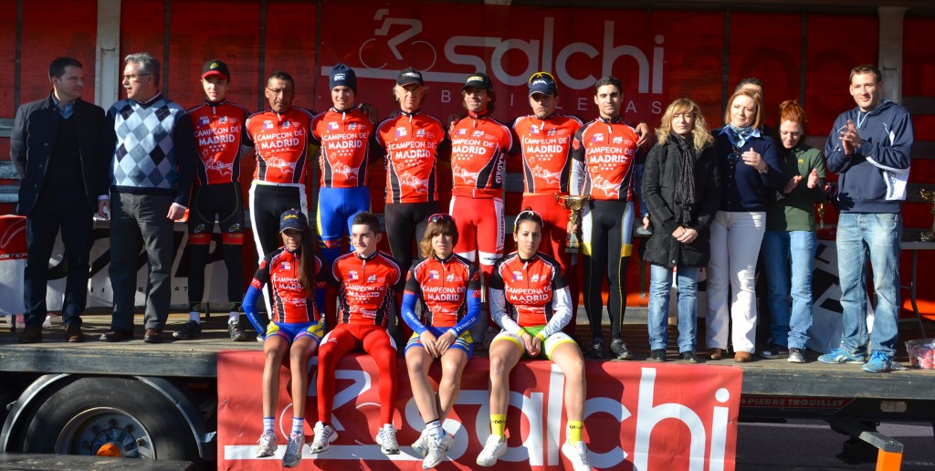 Campeones de Madrid de cyclo-cross. © FMC