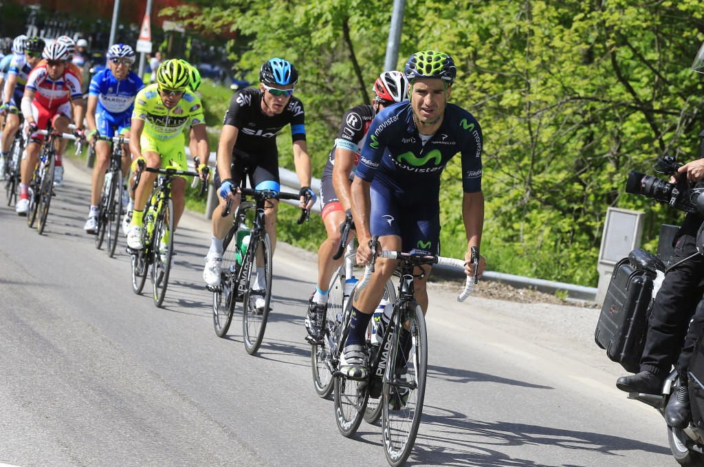 Cobo, en el pasado Giro de Italia © Movistar