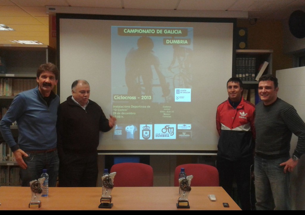 José Manuel Pequeño, Manuel Tallón, César Ferrío y José Angel Vidal, durante la presentación. © FGC