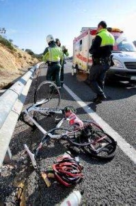 La bicicleta, tras el accidente © David Revenga 