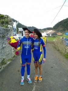 Diego Pablo Sevilla y Rosalía Ortiz realizaron una gran carrera en Ispaster.