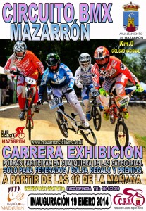 cartel circuito bmx mazarrón