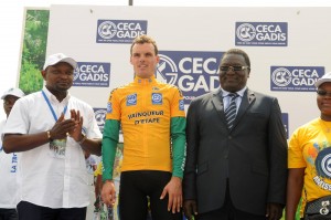 Luis León Sánchez, en el podio © La Tropicale