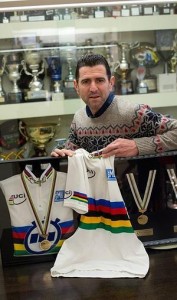 Olano, con su arcoíris © Lobo Altuna