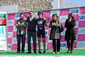 Saoro Moll, en el podio © Portal La Marina