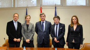 Los protagonoistas de la reunión © RFEC