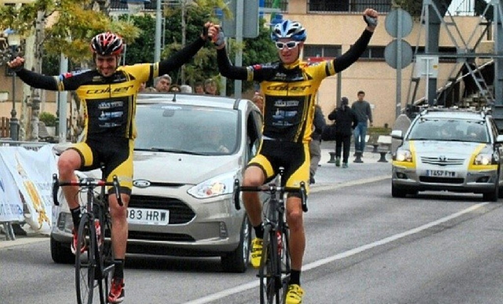 Cristian Astals y Francesc Gironés cruzaron así la meta. © facebook