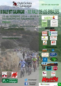 DefinitivoRallyEmbalses cartel galapagar