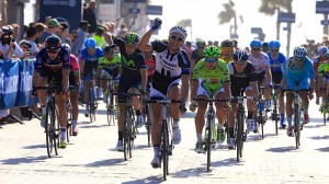 El sprint de la 2ª etapa © Movistar