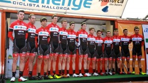 El equipo, en Mallorca © Burgos-BH