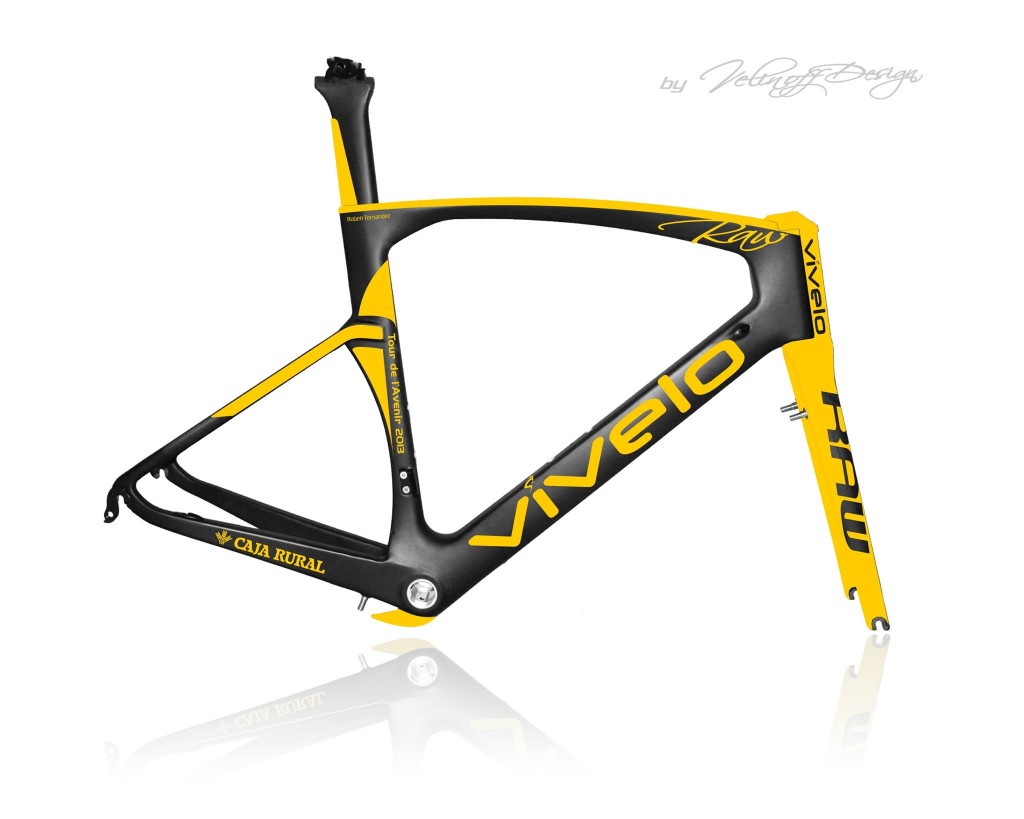 El cuadro del ganador del Tour del Porvenir © Vivelo Bikes