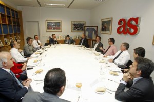 La reunión en el diario As © Jesús Rubio