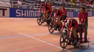 El trío de velocidad © UCI