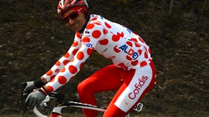 Maté, con el maillot de la montaña 2013