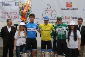 Los tres mejores del Trofeo Guerrita 2014. © RFEC