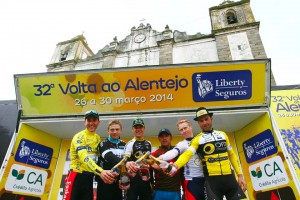 El podio final © Volta Alentejo
