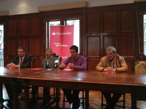 Un momento de la rueda de prensa © CC Estella