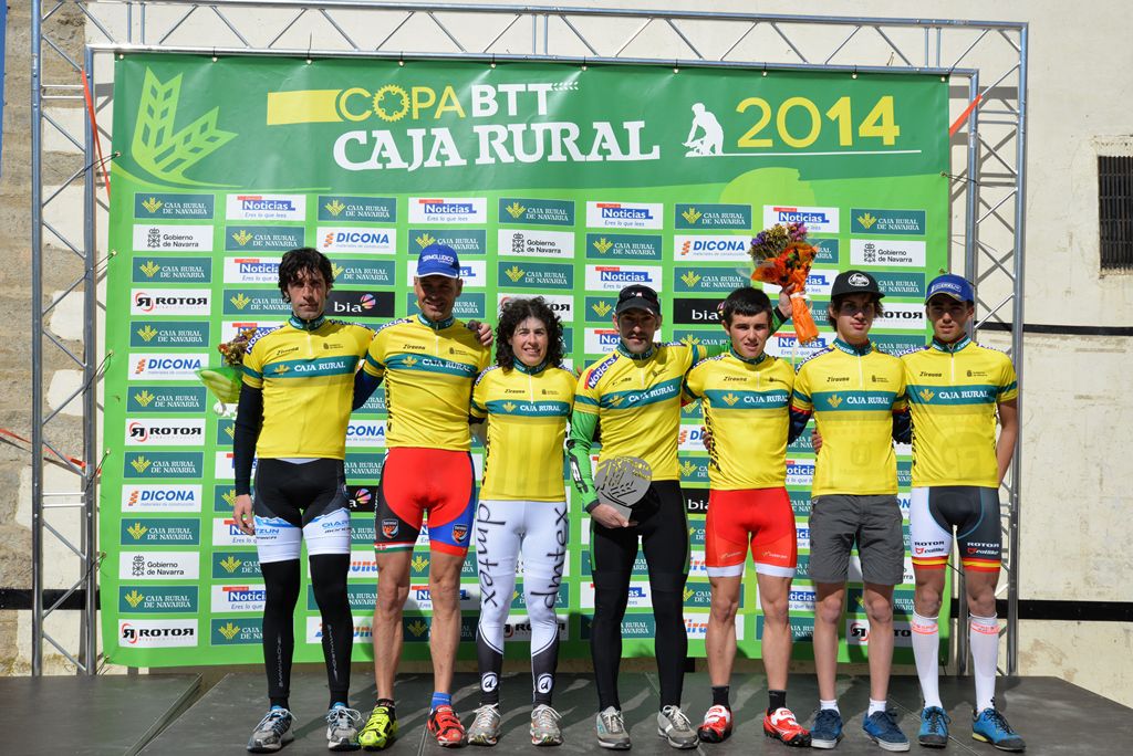Líderes de la Copa Caja Rural BTT tras el Trofeo Galtzagorri.