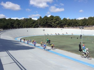 El velódromo de Zaragoza acogió la primera jornada.