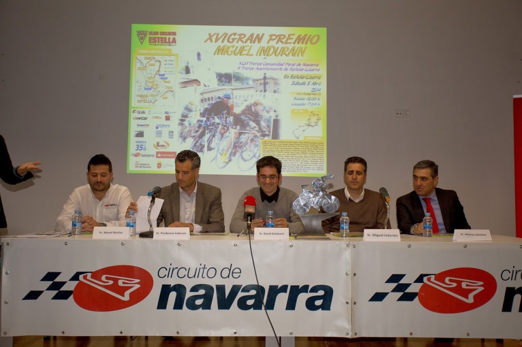 Un momento de la presentación © GP Miguel Indurain