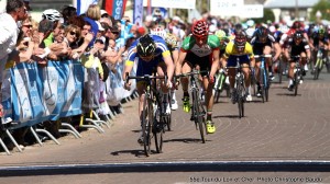 El podio de Barbero en la 2ª etapa