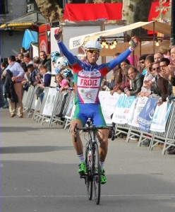 Pedro Merino, entrando en meta. © FGC