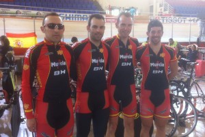 Opciones de medalla en tándem persecución.