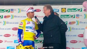 El ganador, de amarillo © Circuito Sarthe