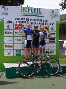 Lucía Vázquez, en el primer escalón del podio.