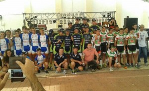 Podio de la CRE celebrada en Montiel.