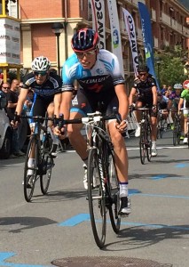 El mallorquín Enric Mas, en la Vuelta al Bidasoa.