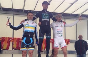 Podio absoluto del Trofeo Edelweiss. © S. E.