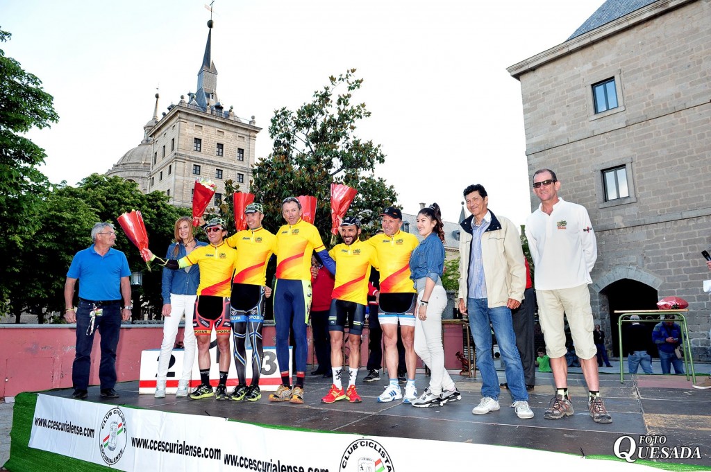 Los líderes de la Copa España máster, tras la disputa del Memorial David Montenegro. 