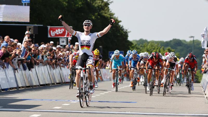 Así gana Greipel © Vuelta Bélgica