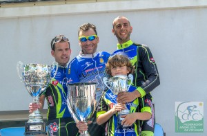 Podio del Gran Premio Chiclanero. © FAC