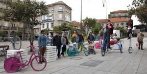 Bicifeira tomará la plaza de España de Pontevedra este fin de semana. © Mónica Patxot