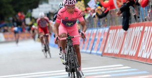 Quintana, en meta © Movistar 