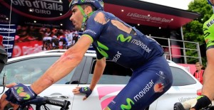 Ventoso, tras su caída © Movistar