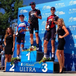 El podio de la contrarreloj