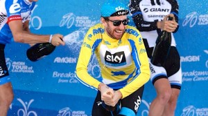 Wiggins, en el podio de California